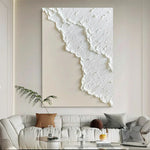 LIVARA 60/80/120cm Hand-Painted Oil Painting - Contemporary Wall Art Featuring Soft Colours and Organic Forms for Tranquil Ambience