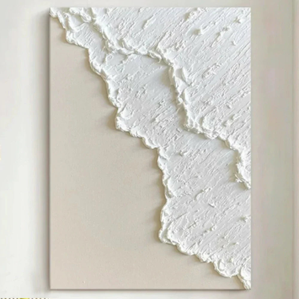LIVARA 60/80/120cm Hand-Painted Oil Painting - Contemporary Wall Art Featuring Soft Colours and Organic Forms for Tranquil Ambience