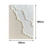 LIVARA 60/80/120cm Hand-Painted Oil Painting - Contemporary Wall Art Featuring Soft Colours and Organic Forms for Tranquil Ambience