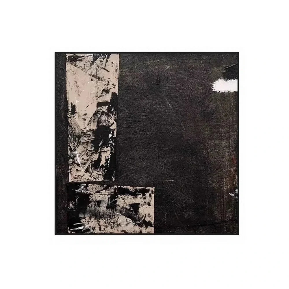 LIVARA 60/100/140cm Hand-Painted Oil Painting - Textured Abstract Design with Natural Brushwork Adds Warmth to Contemporary D¡§|cor