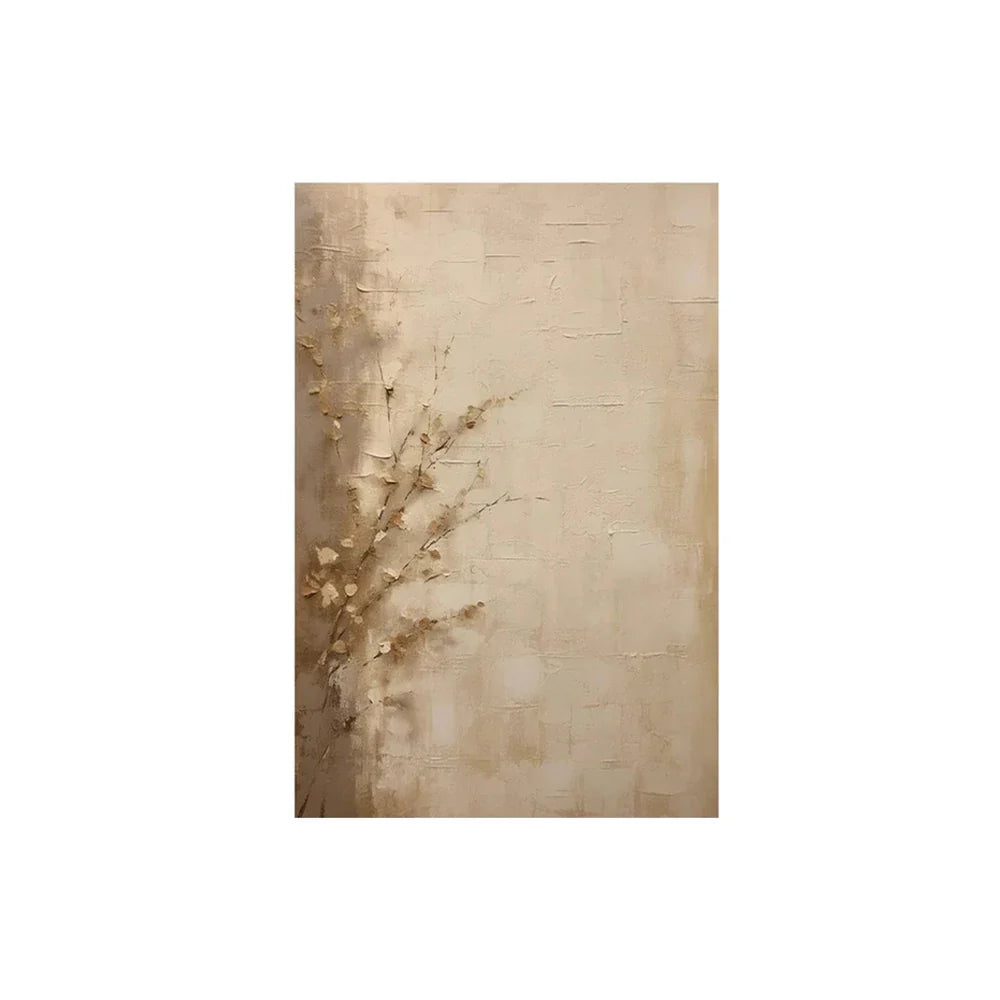 LIVARA 60/80/120cm Hand-Painted Oil Painting - Premium Canvas Artwork Featuring Natural Shades and Balanced Lines