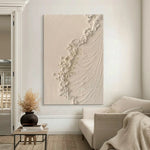 LIVARA 60/80/120cm Hand-Painted Oil Painting - Soft Brushstrokes and Organic Movement Create a Sense of Tranquility