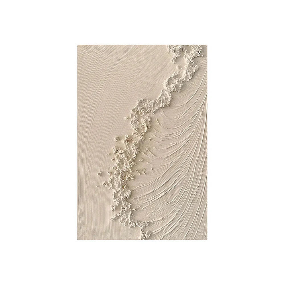 LIVARA 60/80/120cm Hand-Painted Oil Painting - Soft Brushstrokes and Organic Movement Create a Sense of Tranquility