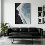 LIVARA 60/80/120cm Hand-Painted Oil Painting - Neutral Abstract Design Perfect for Hallways, Bedrooms and Living Areas