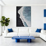 LIVARA 60/80/120cm Hand-Painted Oil Painting - Neutral Abstract Design Perfect for Hallways, Bedrooms and Living Areas