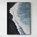 LIVARA 60/80/120cm Hand-Painted Oil Painting - Neutral Abstract Design Perfect for Hallways, Bedrooms and Living Areas