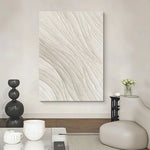 LIVARA 60/80/120cm Hand-Painted Oil Painting - Modern Minimalist Composition Blending Natural Hues and Smooth Texture