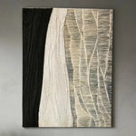 LIVARA 60/80/120cm Hand-Painted Oil Painting - Elegant Wall Art with Textured Layers and Muted Hues for Subtle Luxury
