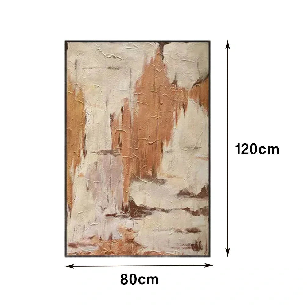 LIVARA 60/80/120cm Hand-Painted Oil Painting - Subtle Colour Transitions and Modern Patterns Define Elegant home decor
