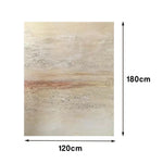 LIVARA 60/80/120cm Hand-Painted Oil Painting - Elegant Neutral Artwork Combining Soft Brush Texture and Refined Contemporary Style