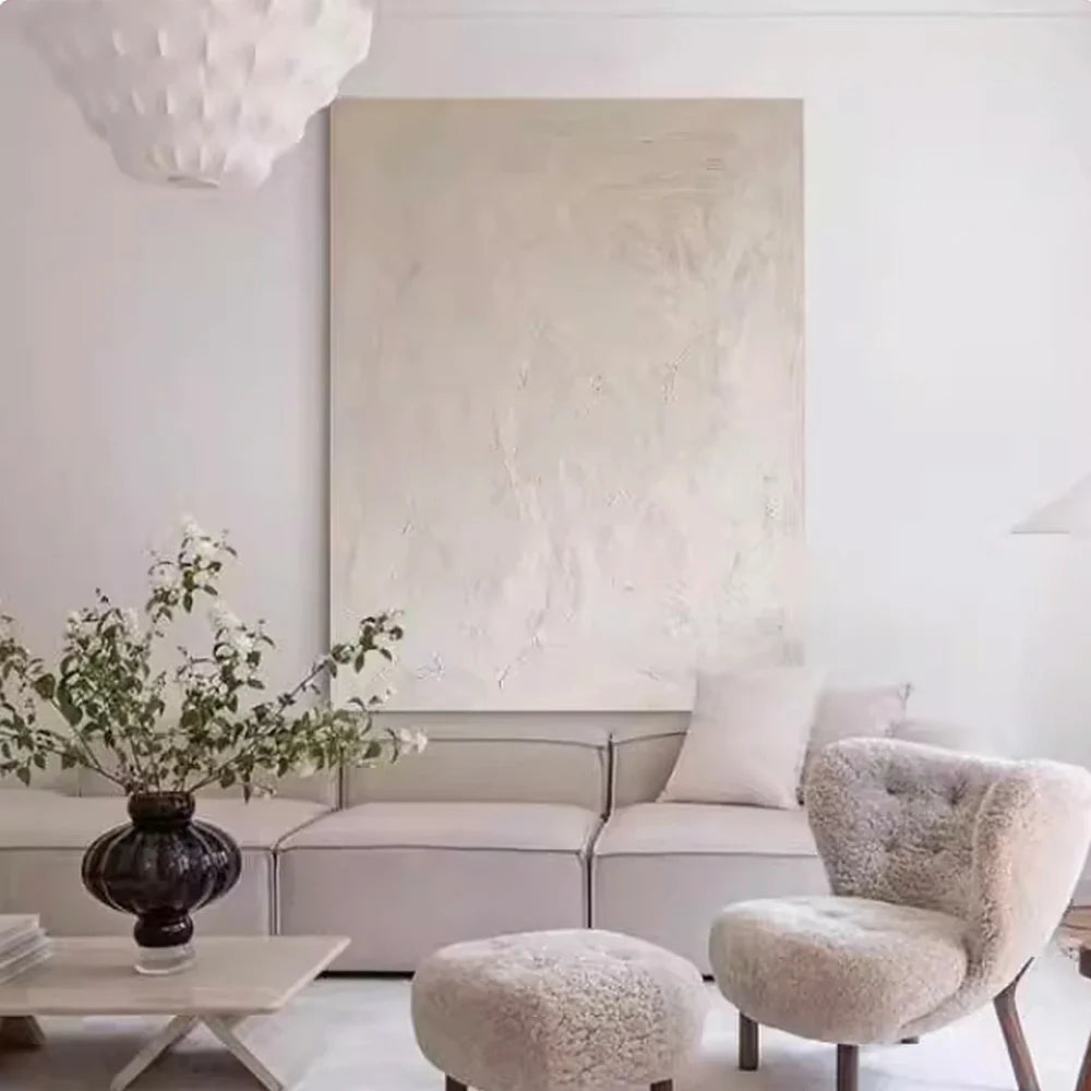 LIVARA 60/80/120cm Hand-Painted Oil Painting - Modern Art with Balanced Composition and Luxury Texture for Refined Interiors