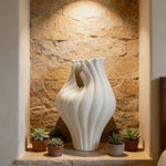 LIVARA Ceramic Vase Ornament Decorative Display Abstract Aesthetic Matte Ceramic Handcrafted Textured Finish
