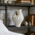 LIVARA Ceramic Vase Ornament Decorative Display Abstract Aesthetic Matte Ceramic Handcrafted Textured Finish