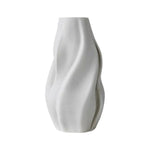 LIVARA Ceramic Vase Ornament Artistic Home Display Hand-Finished Craft Matte Ceramic Stone-Texture Design