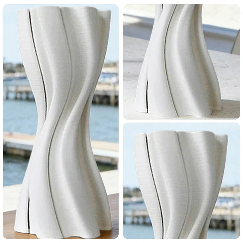 LIVARA Ceramic Vase Ornament Decorative Art Object Matte Ceramic Handcrafted Stone Texture