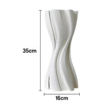LIVARA Ceramic Vase Ornament Decorative Art Object Matte Ceramic Handcrafted Stone Texture