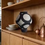 LIVARA Ceramic Vase Ornament Matte Ceramic Stable Glaze Structure Designed for Long-Term Display