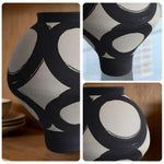 LIVARA Ceramic Vase Ornament Matte Ceramic Stable Glaze Structure Designed for Long-Term Display