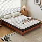 LIVARA Foldable Mattress Safe Support, Latex Surface, Coir Rounded Cotton - 15cm Resilient Antibacterial, Thick, Breathable 120/150/180cm Corners