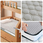 LIVARA Latex Cotton 5cm Thick, Comfortable 120/150/180cm Cover, Sleep Resilient Breathable - Mattress for Support Grey