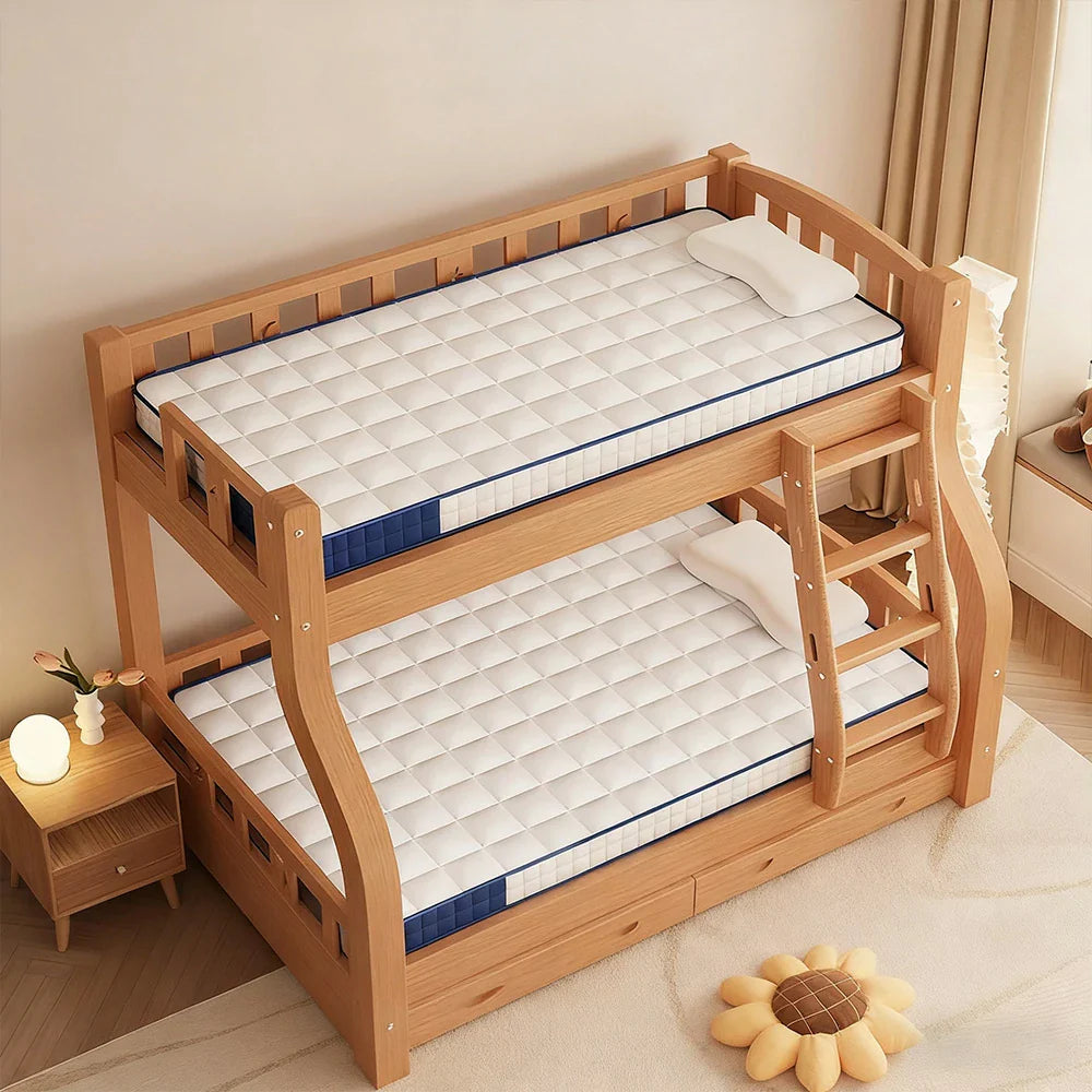 LIVARA Latex - Silk, - Mattress Design, 120/150/180cm and 6cm Support, White Storage Milk Easy Breathable Antibacterial Thick, Resilient Blue