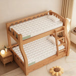 LIVARA Latex Resilient Silk, and Mattress 6cm Easy Milk - Support, 120/150/180cm Antibacterial - Storage Breathable Design, White Thick, Green