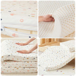 LIVARA Latex 10cm Cotton Resilient Hollow-Core, Breathable 100/120/140cm Easy Support, Thick, Mattress Removable - Covers, Storage