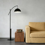 LIVARA Floor Lamp - Soft Ambient Lighting, Premium Design, Iron Shade with Metal & Marble Base