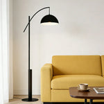 LIVARA Floor Lamp - Soft Ambient Lighting, Premium Design, Iron Shade with Metal & Marble Base