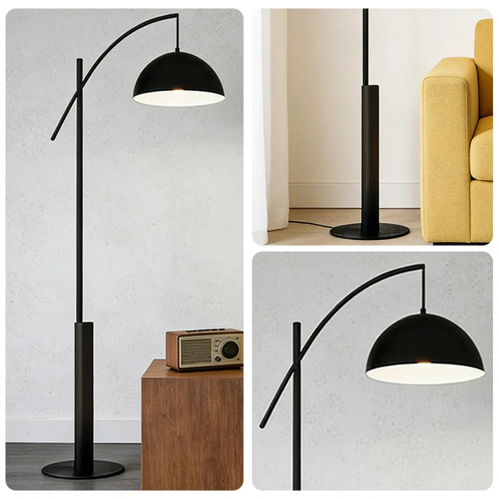 LIVARA Floor Lamp - Soft Ambient Lighting, Premium Design, Iron Shade with Metal & Marble Base