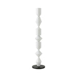 LIVARA Floor Lamp - Modern Style, Sleek Metal Body, E27 Bulb Design with Rounded Stable Base - White