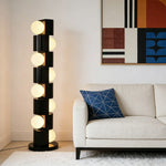 LIVARA Floor Lamp - Easy-Change E27 Bulb, Corrosion-Resistant Metal Body with Stable Base - Black
