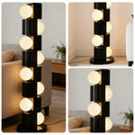 LIVARA Floor Lamp - Easy-Change E27 Bulb, Corrosion-Resistant Metal Body with Stable Base - Black