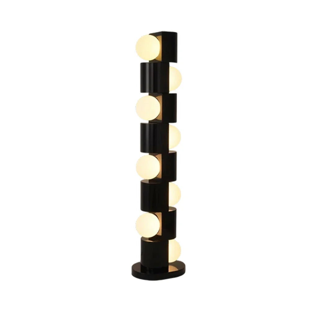 LIVARA Floor Lamp - Easy-Change E27 Bulb, Corrosion-Resistant Metal Body with Stable Base - Black