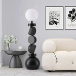 LIVARA Floor Lamp - Three-Mode Lighting, Artistic Design, Iron Frame with High-Transparency Shade