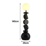 LIVARA Floor Lamp - Three-Mode Lighting, Artistic Design, Iron Frame with High-Transparency Shade