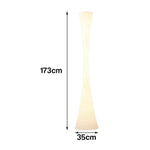 LIVARA Floor Lamp - Flicker-Free Eye-Care Lighting, Iron Body with High-Transparency Shade, Stable Base