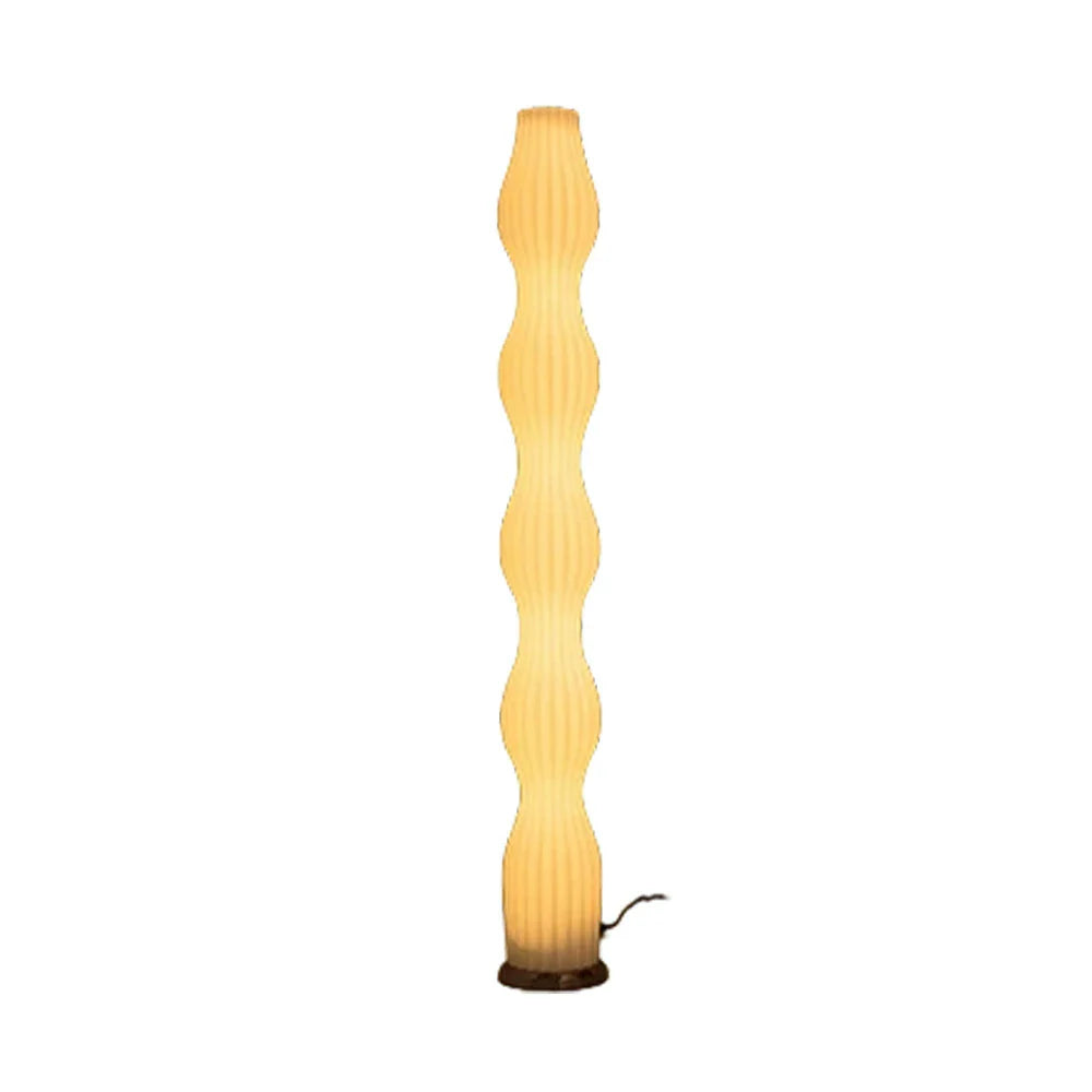 LIVARA Floor Lamp - Eye-Friendly Light, Minimalist Style, Rose Gold Colour, Iron Body with Clear Shade