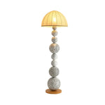 LIVARA Floor Lamp - Three-Mode Lighting, Flicker-Free Linen Shade, Zebra Pattern Design