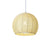 LIVARA 30/36/50cm Included Creative Woven Design Hemp Rope Pendant Light, Handcrafted Round Lampshade with E27 Bulb - Yellow