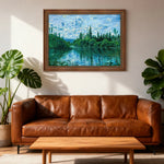LIVARA Machine Gentle with Soft Painting Elegant and printed Design Oil Canvas Neutral 50/80/150cm Transitions Details