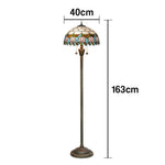 LIVARA Crystal Soft Switch, Floor Socket, Lamp Shade, Zipper Copper - E27 Glow Pink Pendant, for Adjustable Dual Height High-Temperature Glass