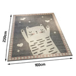 LIVARA 160/200cm Floor Rugs - designed with premium Belgian velvet for a plush feel, short-pile for easy maintenance, and a moisture-resistant anti-slip backing suitable for busy home spaces