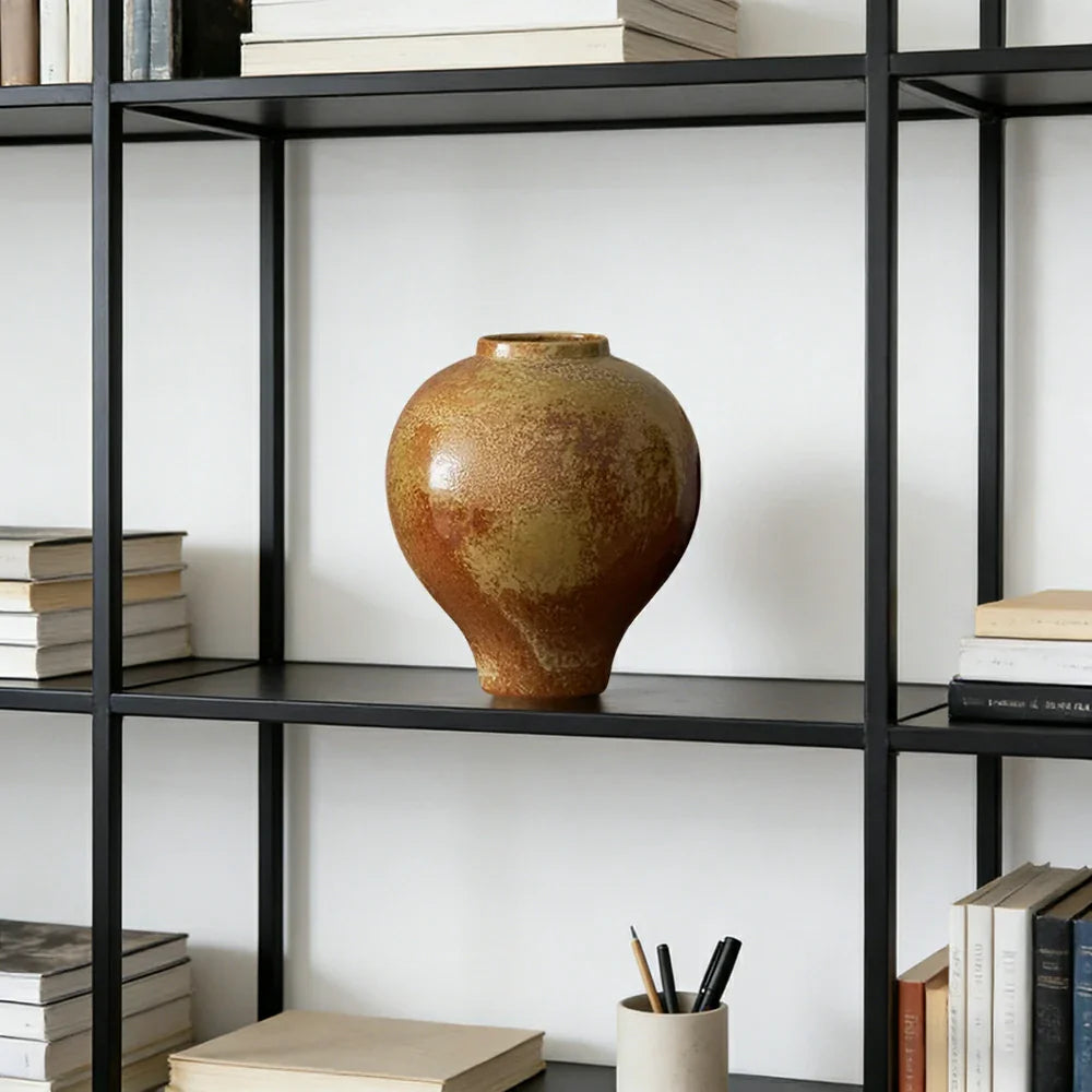 LIVARA Ceramic Vase Decor Display Artistic Design Matte Ceramic Dragon Mountain Glow Handcrafted