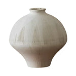 LIVARA Ceramic Vase Decor Display Artistic Design Matte Ceramic Sun Over Mountains Handcrafted