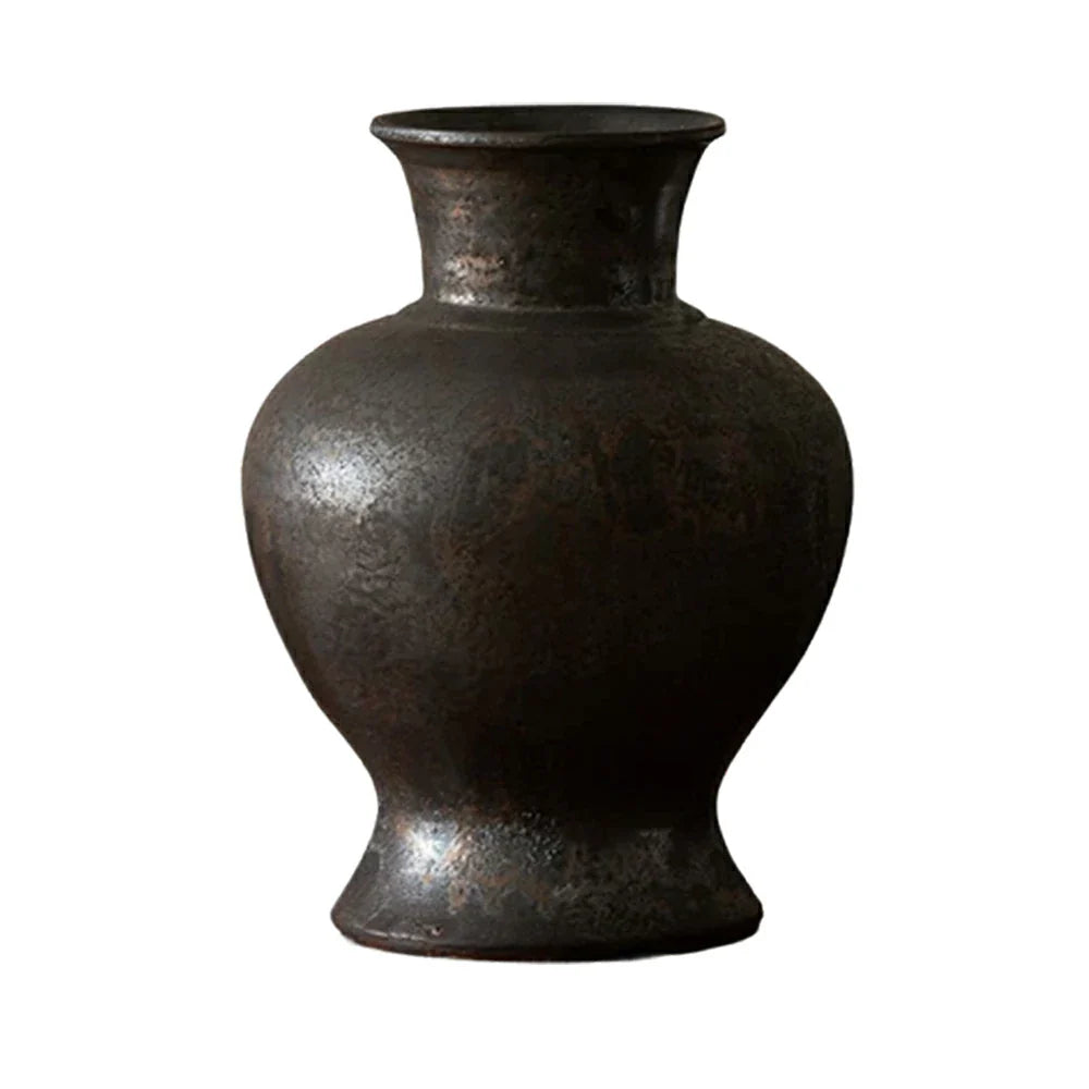 LIVARA Ceramic Vase Decor Display Artistic Design Matte Ceramic Zang Clay Handcrafted