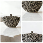 LIVARA Ceramic Vase Decor Display Artistic Design Matte Ceramic Stone Base Vase Handcrafted