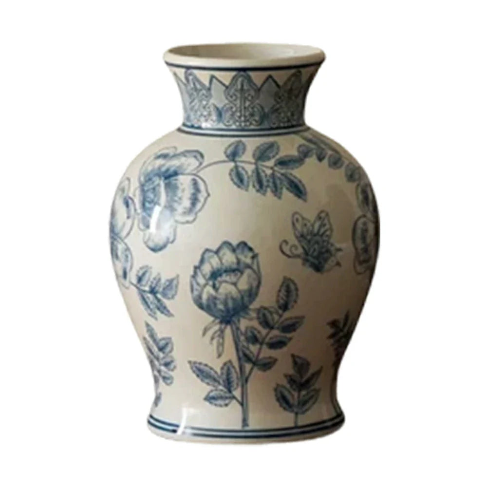 LIVARA Ceramic Vase Decor Display Artistic Design Matte Ceramic Clear Moon Handcrafted