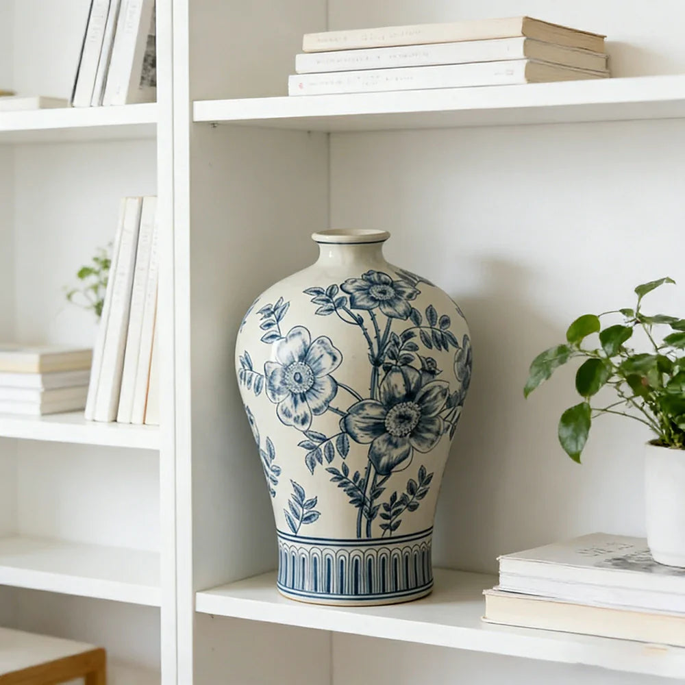 LIVARA Ceramic Vase Decor Display Artistic Form Matte Ceramic Moon Serenity Handcrafted