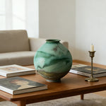 LIVARA Ceramic Vase Decor Display Artistic Design Matte Ceramic Rising to Success Handcrafted